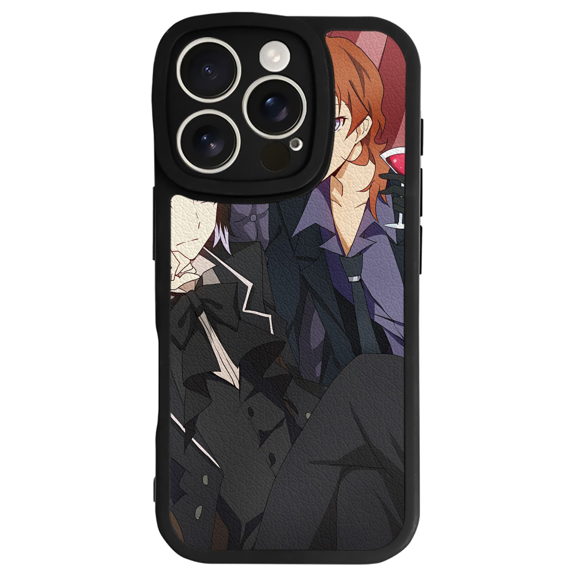 （画像用） 文豪ストレイドッグス Bungo Stray Dogs 【iPhone 16シリーズ対応】シリコンスマホケース（レザー調） 材質：シリコン